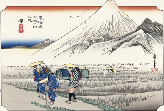 歌川広重,浮世絵,富士山