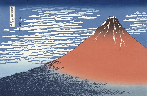 葛飾北斎,富士山,浮世絵